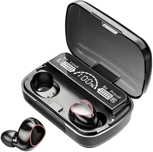 M10 Earbuds 3500mAh: Waterproof Wireless Bluetooth Earbuds with Superior Sound & Touch Controls